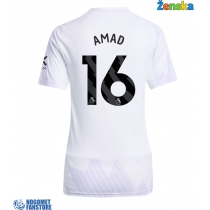 Manchester United Amad Diallo #16 Gostujuci Dres za Ženska 2025-26 Kratak Rukav